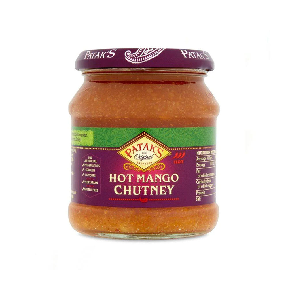 Patak Chutney Mango Hot 6x340g