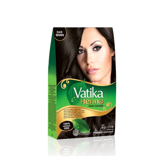 Vatika Henna Natural Brown 6x60g