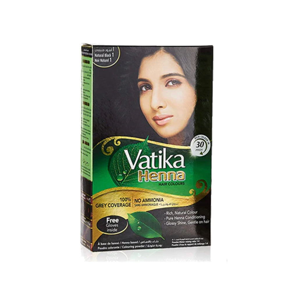 Vatika Henna Jett Black 6x60g