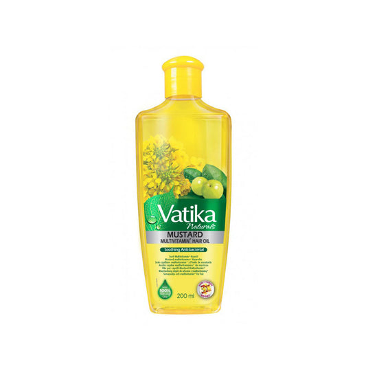 Vatika Mustard Amla Hair Oil 6x200ml