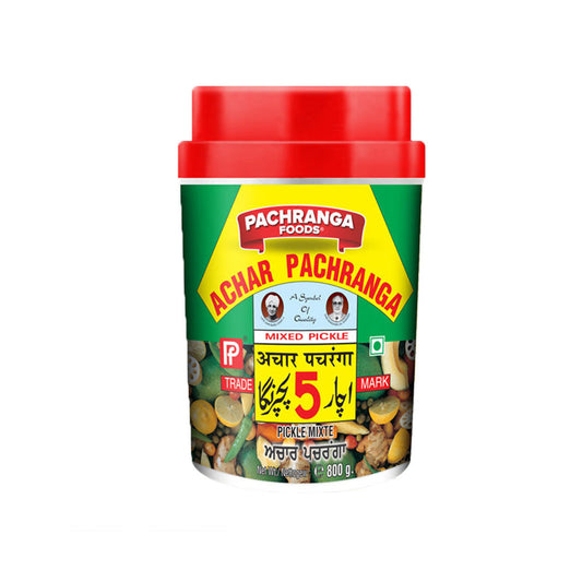 Pachranga Mixed Pickle (Jar) 12x800g