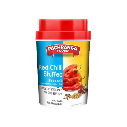 Pachranga Red Chilli Pickle (Jar) 12x800g