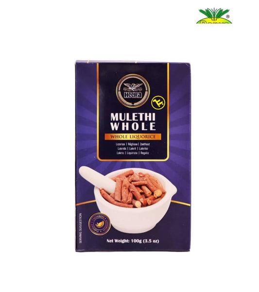 Heera Mulethi Whole (Liquorice Whole) 12x100g
