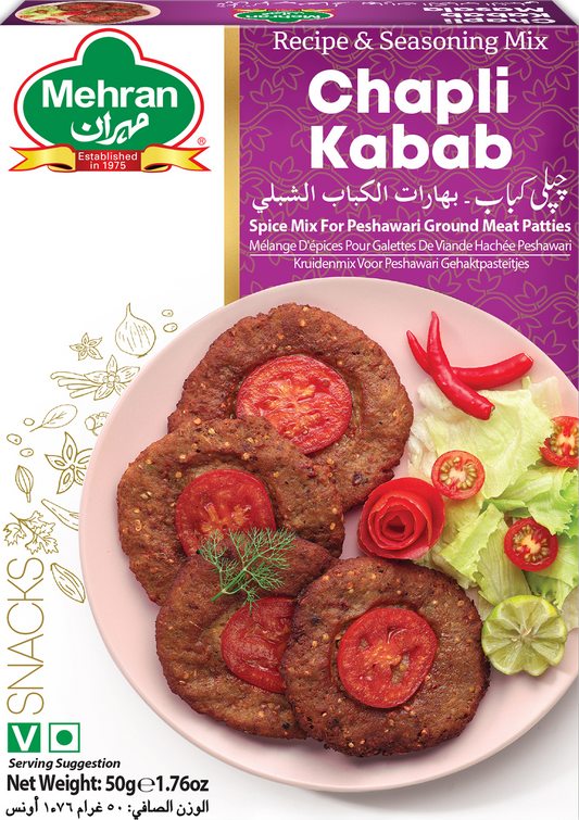 MEHRAN CHAPLI KABAB MASALA 12X50G